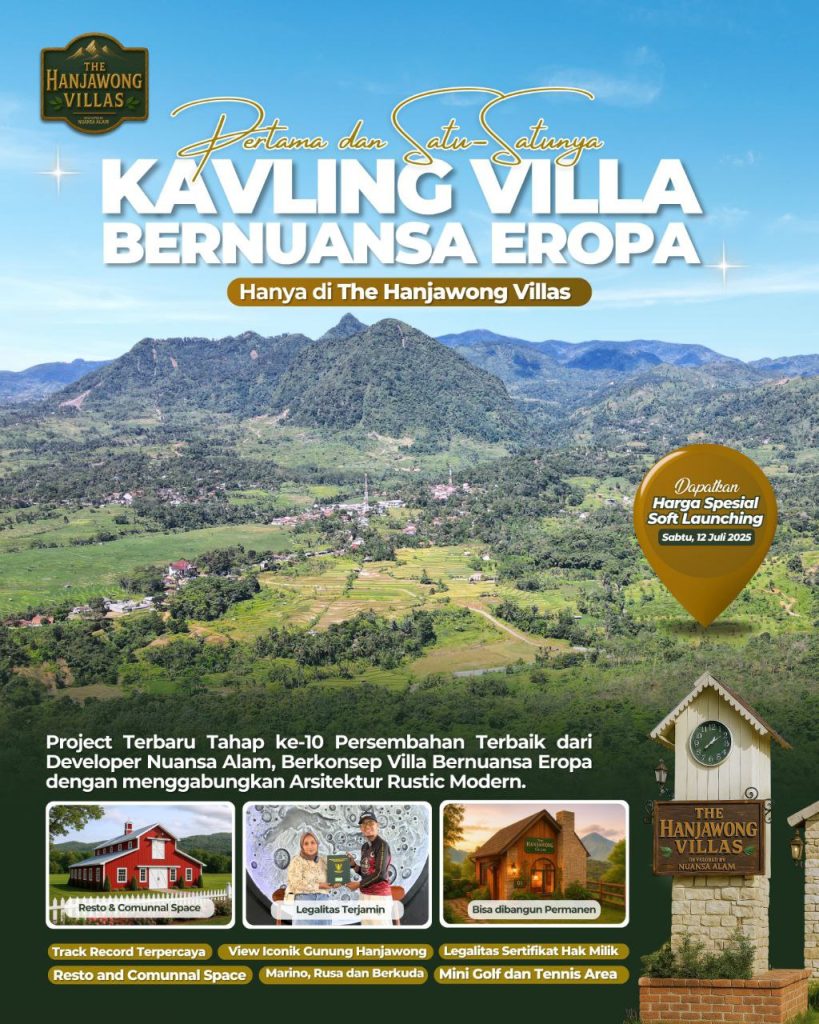 tanah kavling hanjawong view alam